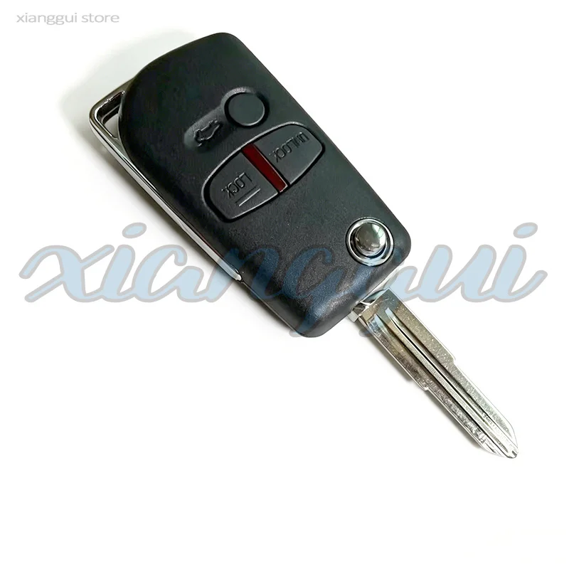 Фото Модифицированный корпус ключа зажигания с 2/3 кнопками для Mitsubishi Lancer EX Evolution Grandis Outlander ASX Triton Pajero №5