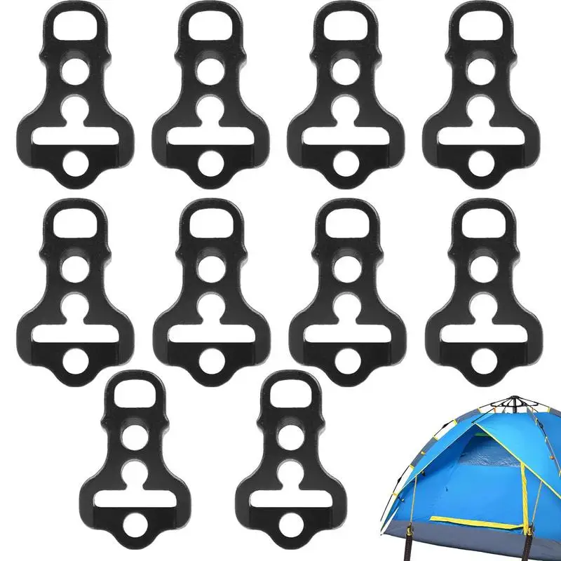 

Guyline Cord Adjuster 10 Pcs ABS Guyline Cord Adjuster Tent Guyline Cord Rope Adjuster For Outdoor Camping Hiking Tent Tarp