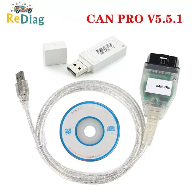 

NEW2023 Professional VCP Scanner SW 5.5.1 for VAG CAN PRO Diagnostic Tool FTDI FT245RL Chip OBD OBDII CAN BUS UDS K-Line VCP PRO