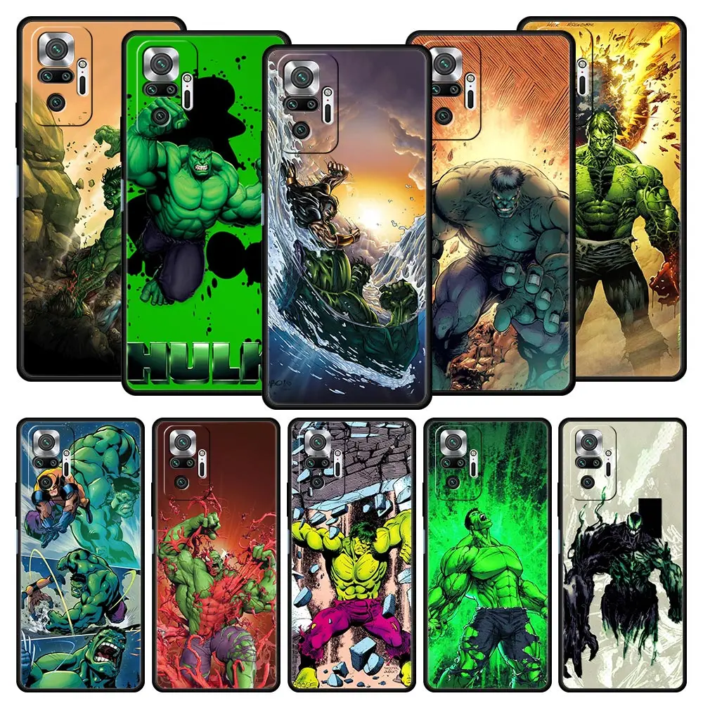 

Cover Case for Xiaomi Redmi Note 7 8 8T 9 9S 10 11 11S 11T K40 K40S K50 Pro Plus 4G 5G Armor Trend Luxury Funda Matte Hulk