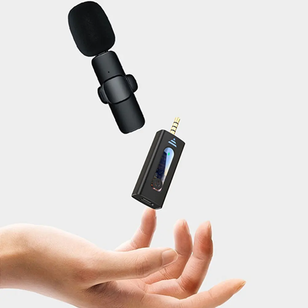 

Микрофон K35, портативный, беспроводной, 3,5 мм, петличный, всенаправленный, для камеры, AUX, динамика, смартфона