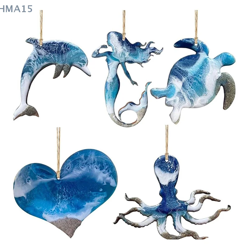 Летние морские тематические украшения яркие притягательные для океана