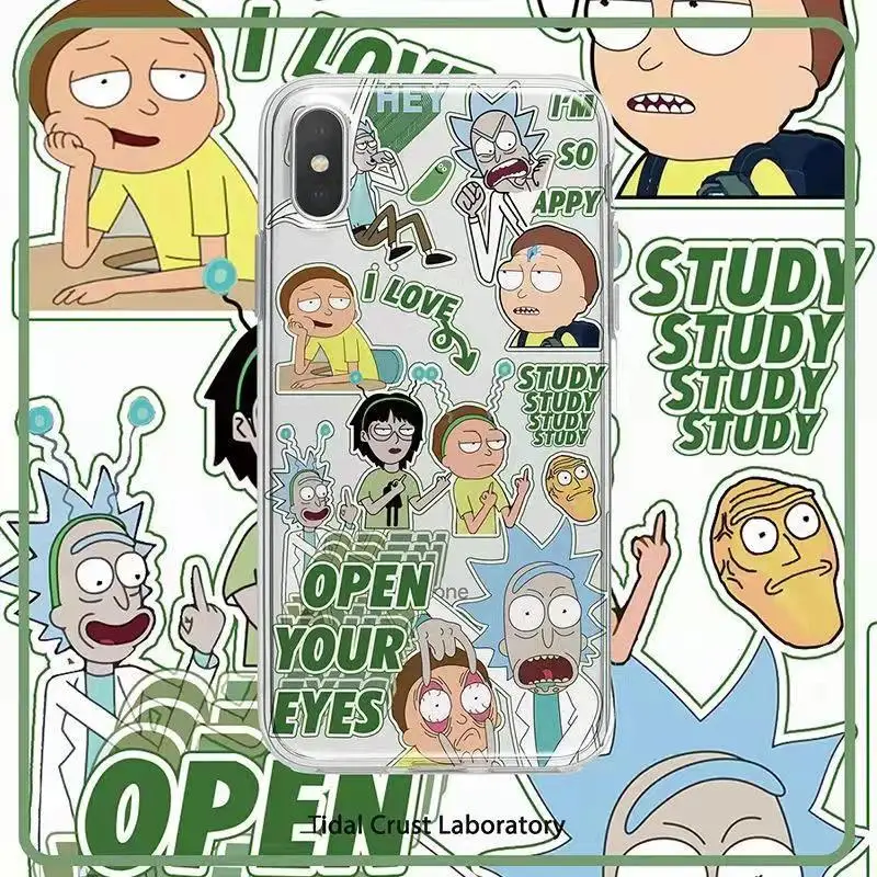 

Rick and Morty Cartoon Phone Case For IPhone 11 13 Pro MAX 8 Plus 7 8 6 6S XS XR XS Max 12 Pro Game console Silicone Case Gift