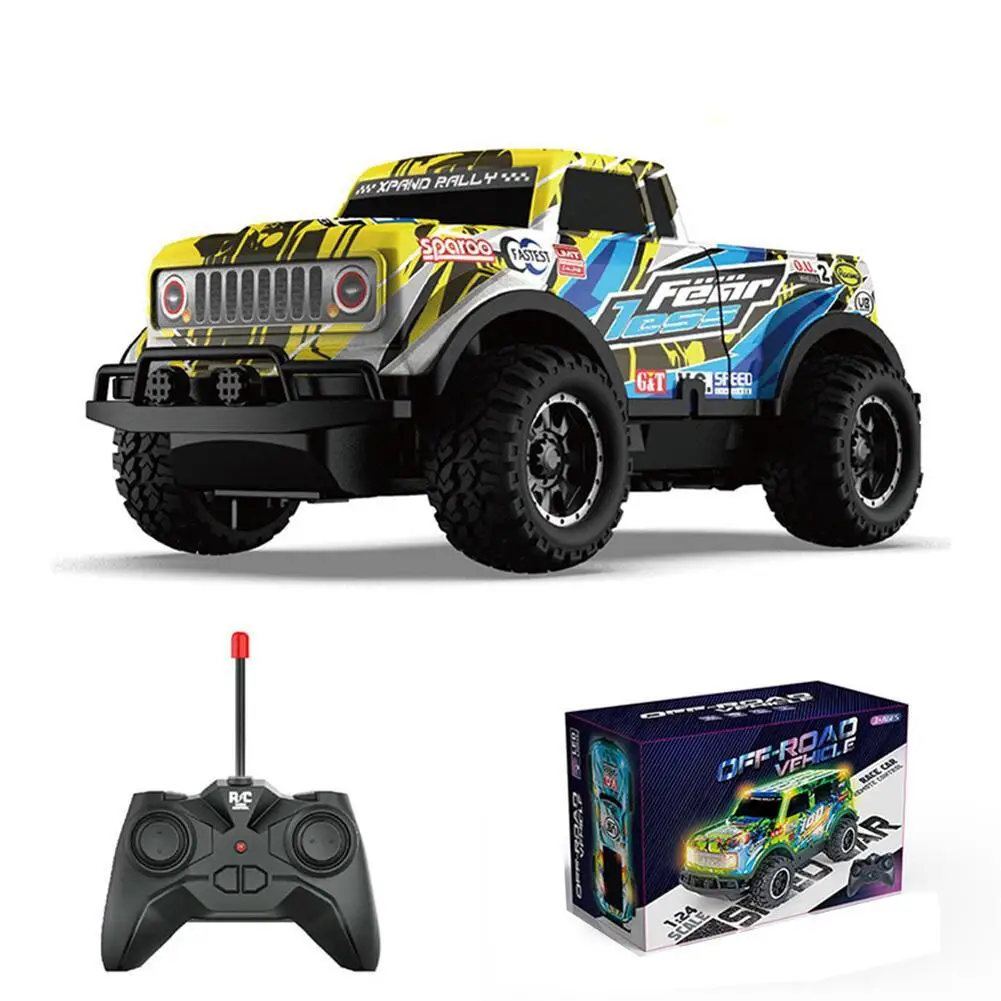 Kyamrc Y241 Remote Control Car 1/24 Mini Rc Car Toy 27hz Off-road Vehicle Model Holiday Gifts For Children