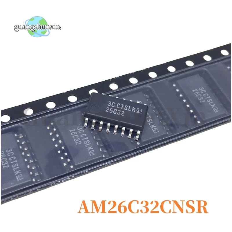 

AM26C32CNSR silk screen 26C32 SMD SOP-16 chip receiver IC genuine