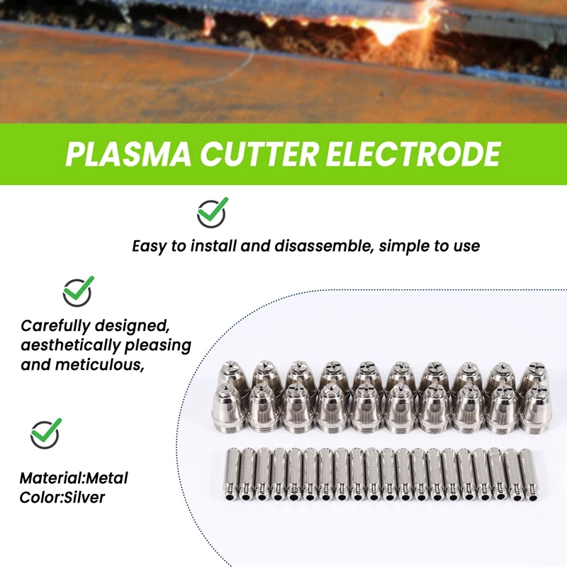 40 шт. AG60 расходные материалы для плазменной резки SG55 комплект 60A AG-60 наконечник