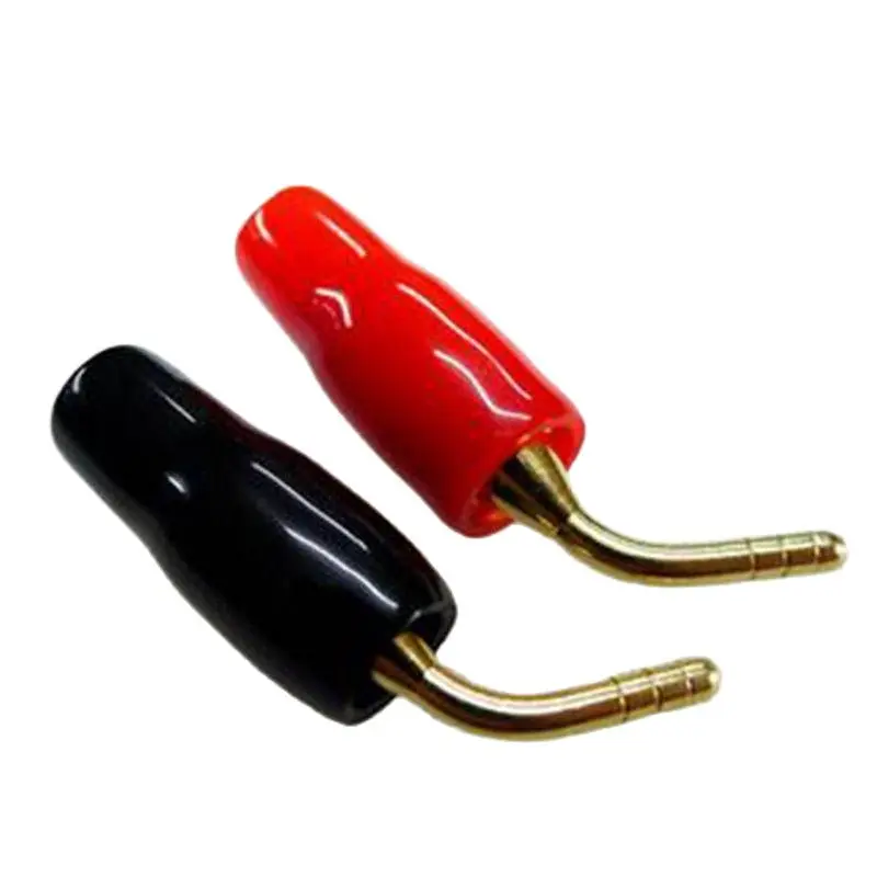 

2pcs 2mm Solid Copper Gold-plated Digital plug Audio Stereo Jack Converts Banana Connector for Electronic and Digital Products