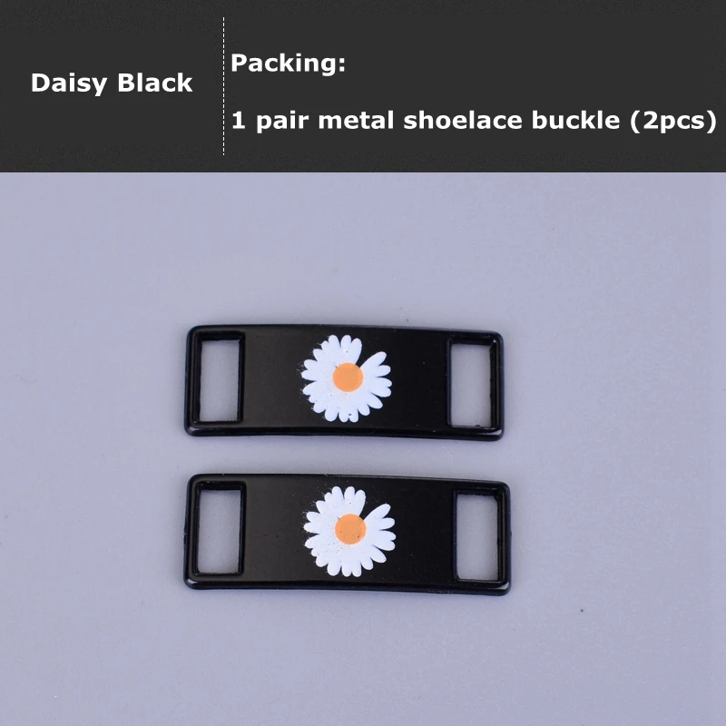 AF1 Sneaker Shoelaces Buckle Shoelace Metal Lock Shoe Laces Accessories Shoe Lace DIY Decorations Kits 2pcs/Pair New Fashion