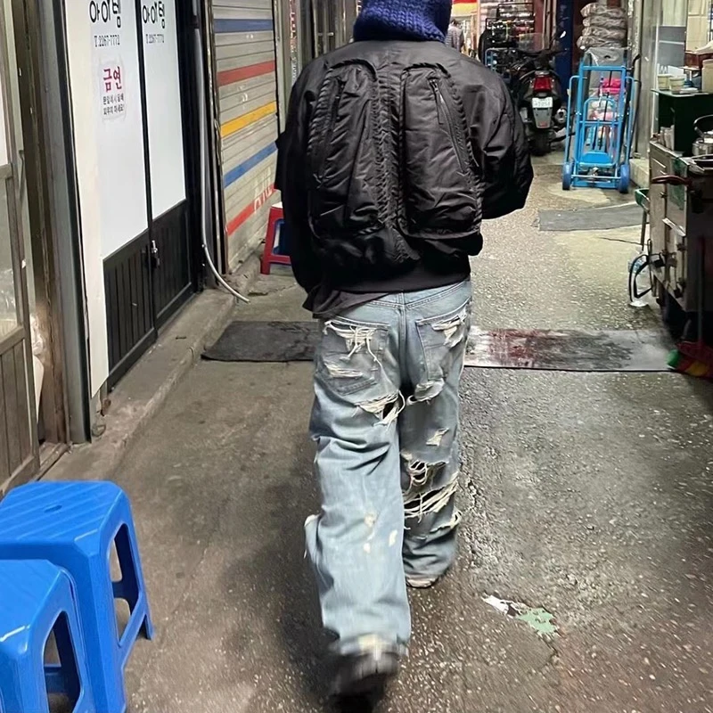 2023ss New Vintage Hole High-Quality Casual Jeans For Men And Women