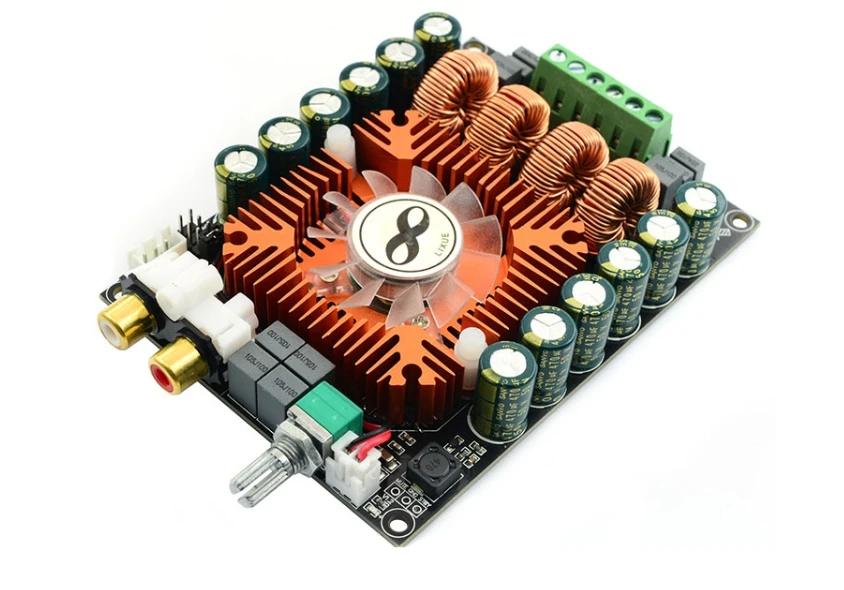 

Free Shipping Cirmech Tda7498e High Power Digital Power Amplifier Board 2.0 Hifi Stereo 160w*2 Support Btl220w Dc12v-36v