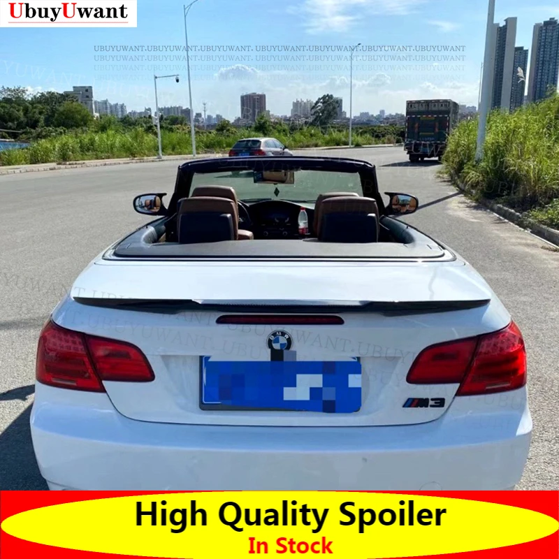 

New M4 Style Car Rear Trunk Boot Lip Spoiler Wing Lid Extension For BMW E92 2 Door Coupe 2005-2012 Rear Wing Spoiler Spoilers
