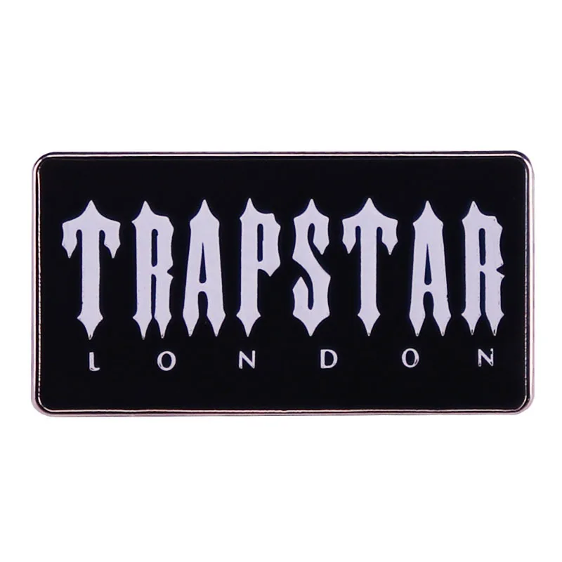 

Black and White Style Insignia Letters Jewelry Gift Fashionable Creative Cartoon Brooch Lovely Enamel Badge Clothing Accessories