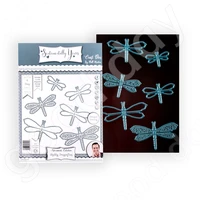 arrival new 2022 shabby dragonflies metal cutting dies scrapbook diary decoration embossing template diy greeting card handmade