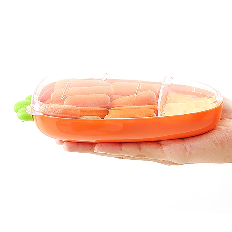 Разделенная тарелка для еды поднос овощей Сервировочные лотки и тарелки