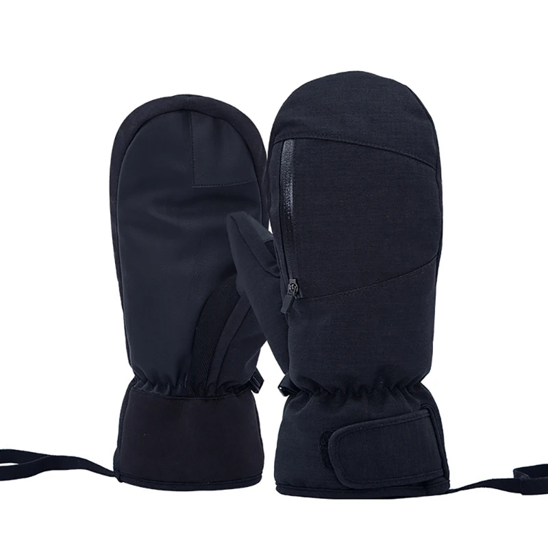 

Перчатки для сенсорных экранов 094C, зимние лыжные перчатки, водонепроницаемые лыжные варежки для сноуборда, теплые плотные перчатки с карманами для мужчин и женщин
