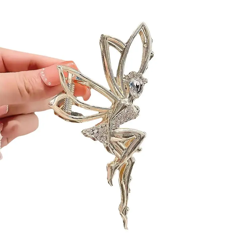 Потрясающая заколка для волос со стразами Elf Fairy с имитацией жемчуга и рисовыми