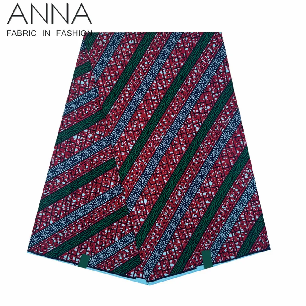 Настоящий воск Анкара Блоковые принты Ткань батик Настоящая африканская