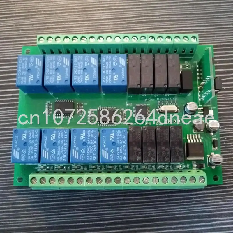 

16DO 16-way Output Relay Module Isolation 485 MODBUS Source Code Industrial Control