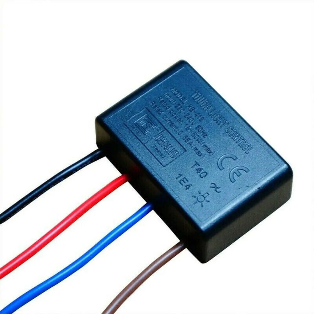 

220V Touch Light Switch Table Lamp Dimmer Control Module Sensor 48 * 32 * 15mm Compatible With Incandescent Lamps LED Sconces