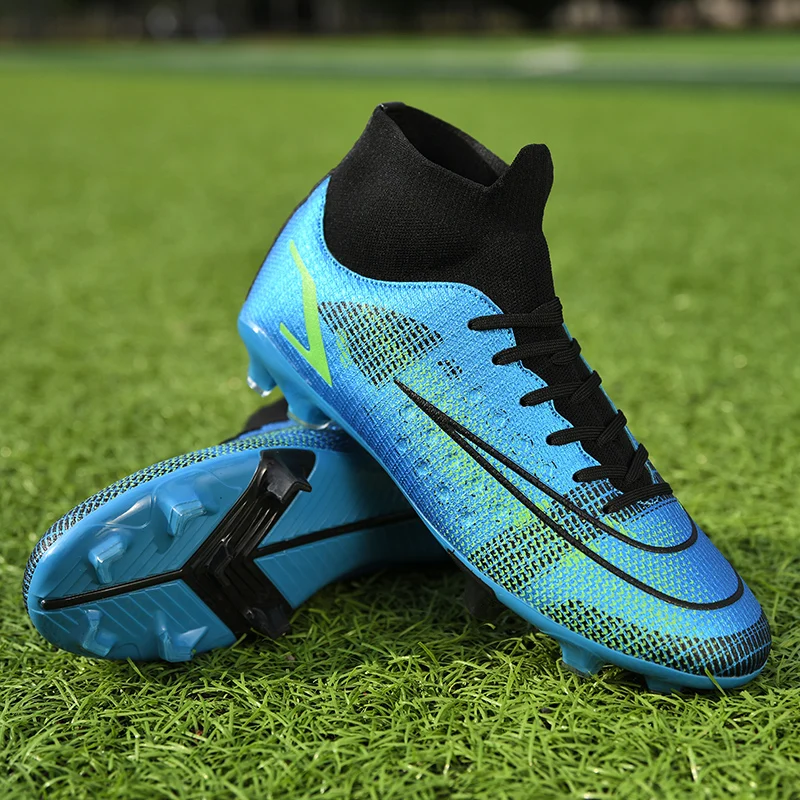 Zapatos de fútbol de calidad para niños, botas de fútbol Neymar, calzado de entrenamiento para hombre y mujer, calzado TF/AG Zapatos deportivos de entrenamiento de fútbol antideslizantes resistentes al desgaste para