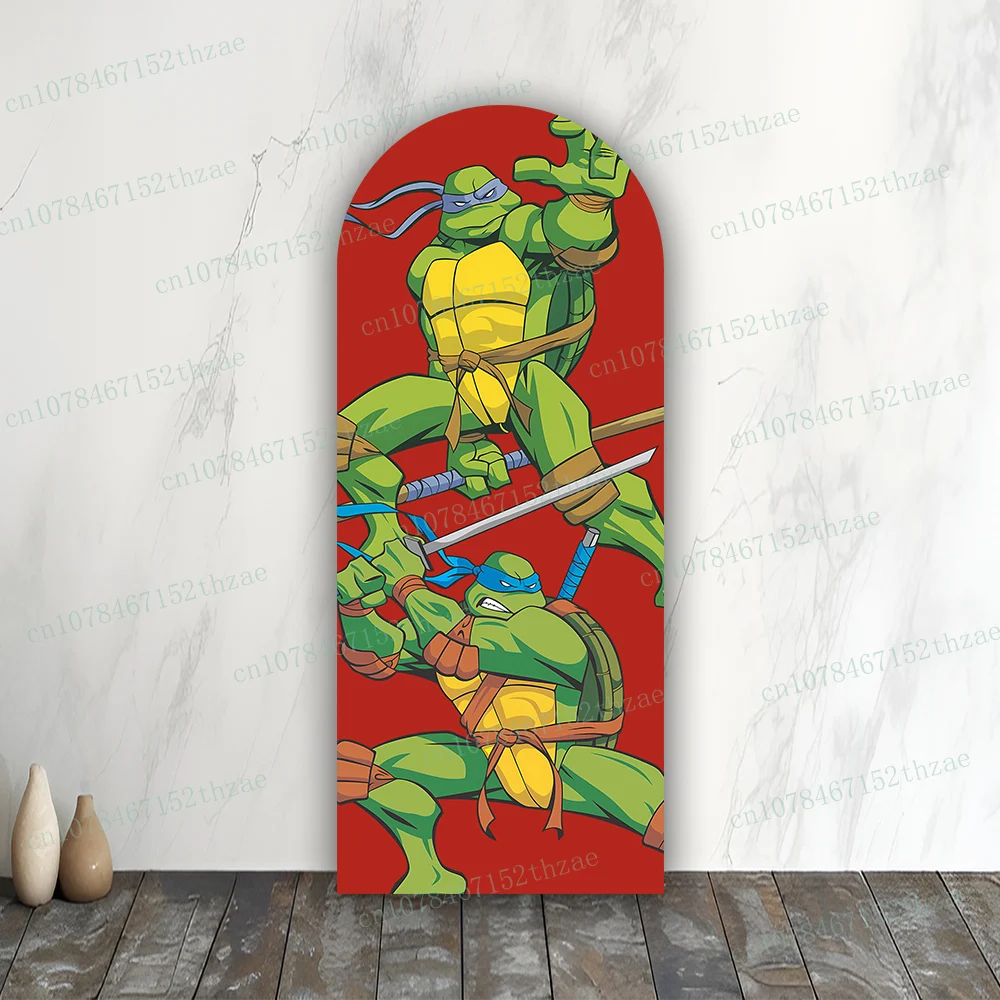 Фон для фотосъемки с изображением черепашек-ниндзя