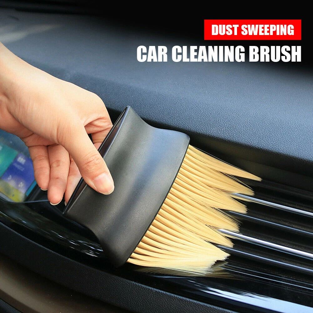 

Car Air Conditioner Cleaner Brush Dust Removal Interior Keyboard PP + Nylon