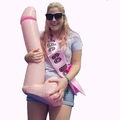 

90CM Willy Shape Pvc Foil Balloon Bachelorette Party Globos Inflatable Penis Boobs Ballons Hen Night Adult Party Supplies