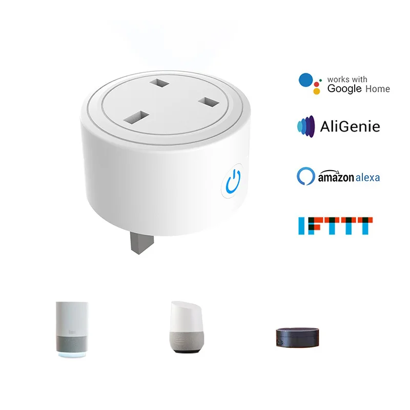 

Умная розетка с Wi-Fi, 10 А, с управлением через приложение