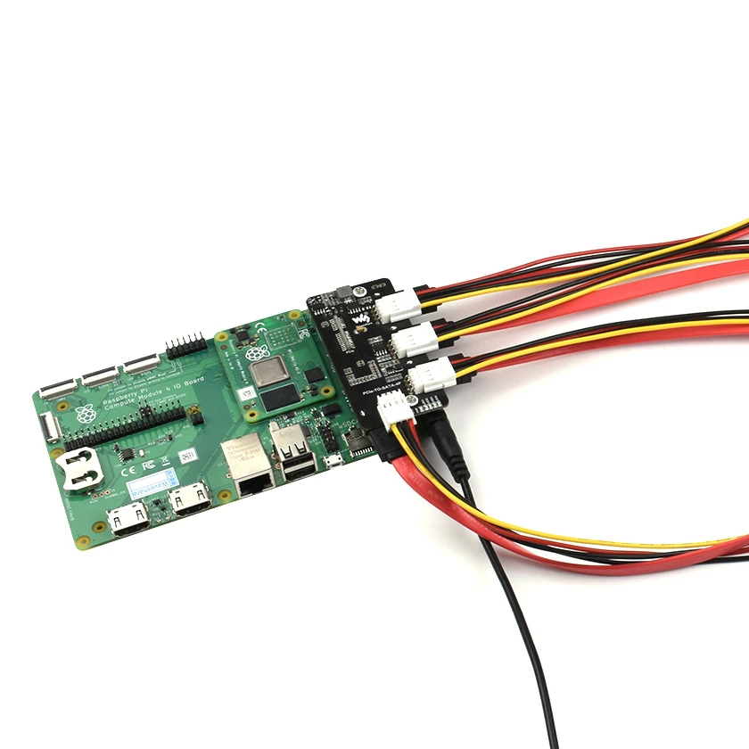 

Высокоскоростной расширитель PCIe на 4-канальный SATA 3,0 6 Гбит/с, интерфейс SATA поддерживает CM4