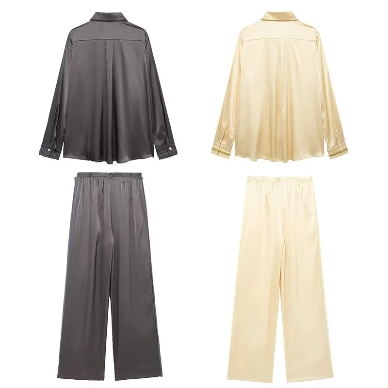 Женская модная Однотонная рубашка Koekop с украшением из бисера и винтажные женские