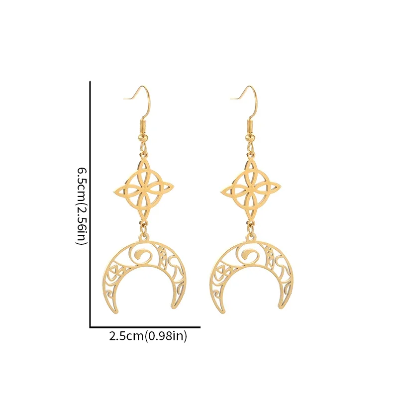 Женские серьги-гвоздики в этническом стиле