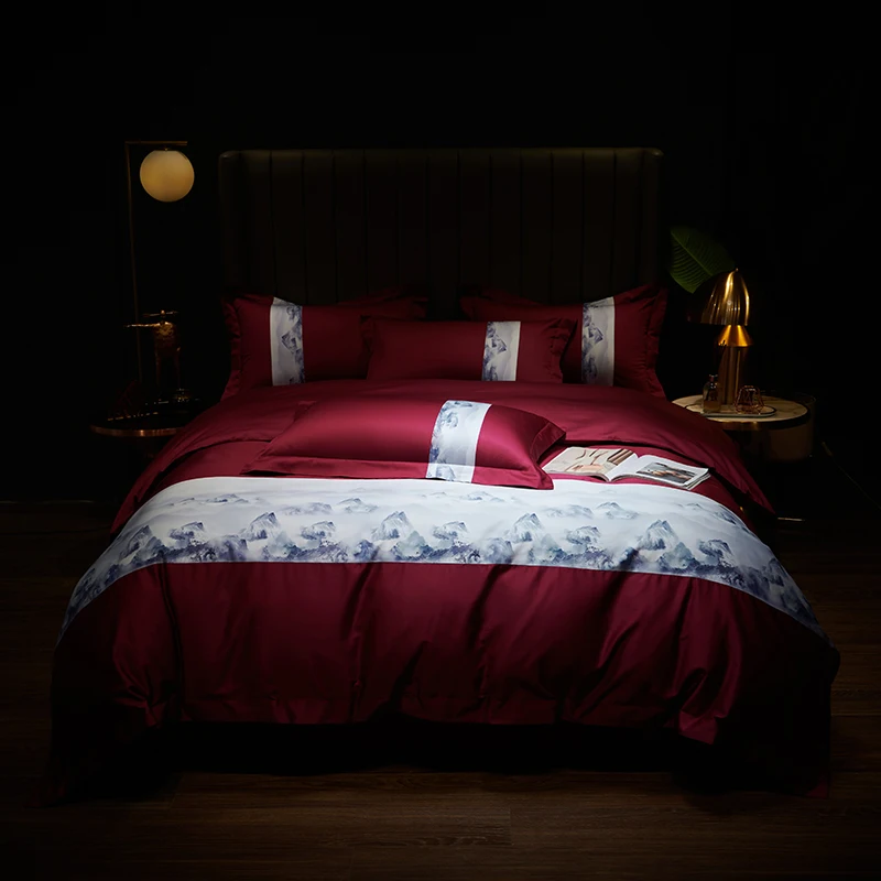 

Bedding Set Aesthetic Twin Size Bed Frame Queen Size Bed Sheets Set And Comforter Blanket Summer Silk Pillowcase For Hair