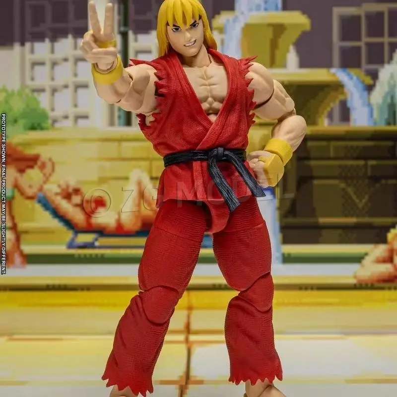 Фото Фигурка Кена Мастерса из Street Fighter Zero 3 от Storm Toys, масштаб 1/12, абсолютно новая, в наличии. №4