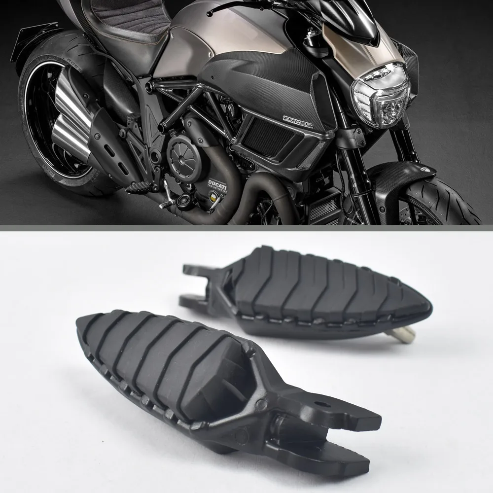 

Ducati big devil's 1200 version of the small foot pedal pedal rubber mat before and after the spring