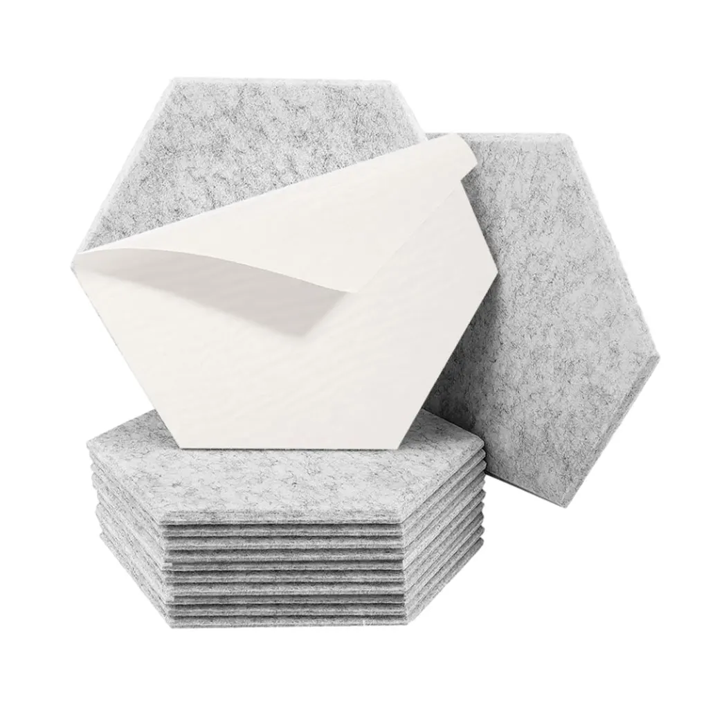 

12bag Self Adhesive Patches For Soundproofing - Modern Square Wall Panels Strong Adhesive Is Not Easy To Fall Off