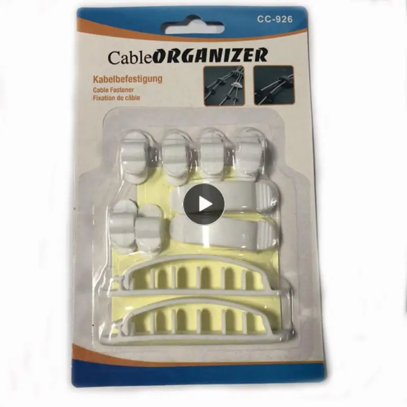 

Anti-fraying Headphone Cord Holder Anti-fracture Hard Plastic Cord Management Wire Holder High Viscosity Cable Clips Organizer