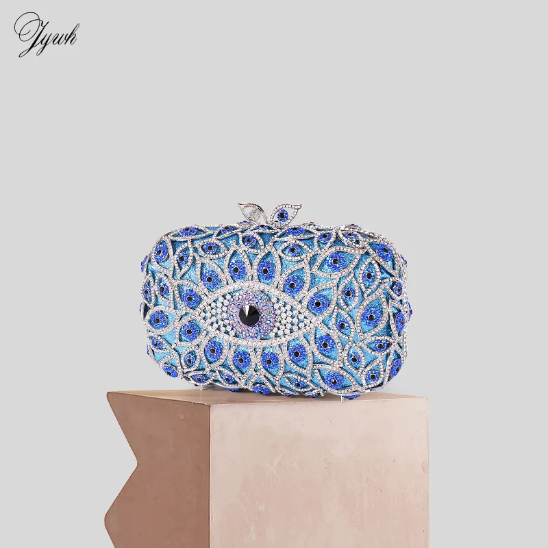 

Diamond Halloween Devil Eye Luxury Evening Bags Small For Women Purse
