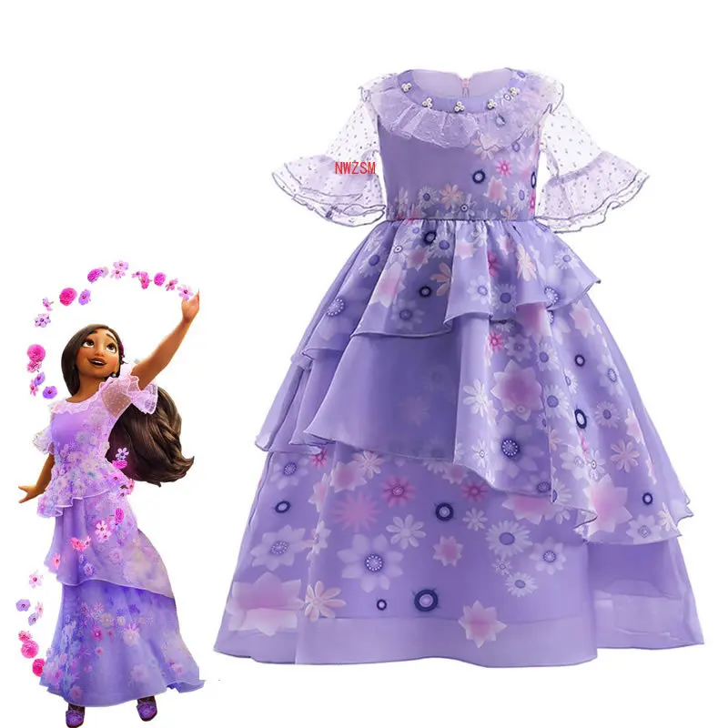 

Кружевное платье для девочек-подростков, в горошек, с цветочным принтом