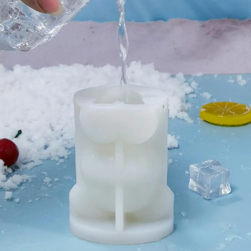 

Silica Gel Useful Cute Animal Ice Mold Reusable Chocolate Mold Heat-resistant Summer Gift