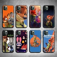 zootopia phone case for iphone 13 12 11 pro max mini xs max 8 7 6 6s plus x 5s se 2020 xr cover
