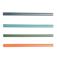 4 pairs chopsticks heat resistant chopsticks non stick chopsticks silicone chopsticks for shop home hotel