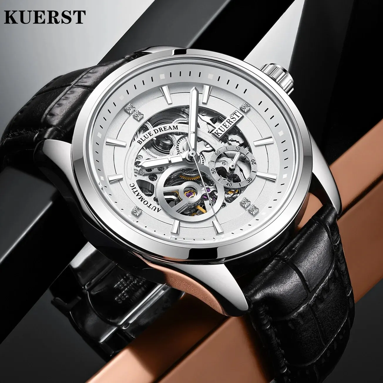 KUERST автоматические механические часы для молодых студентов