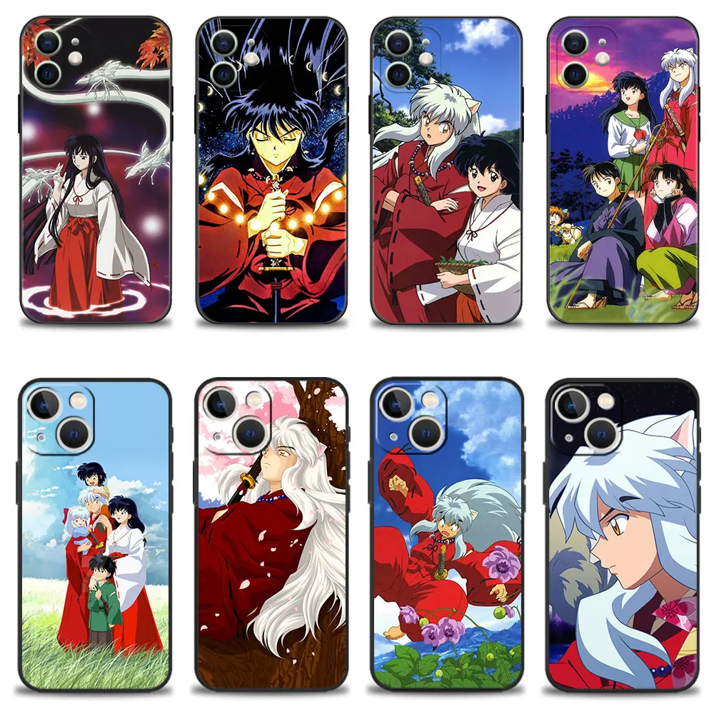 

Anime Inuyasha Etui Coque For Apple iPhone X 12 XR 14 13 Pro Max 8 Plus XS 7 11 Mini SE 6S 5 SE2 SE2022 5S Funda