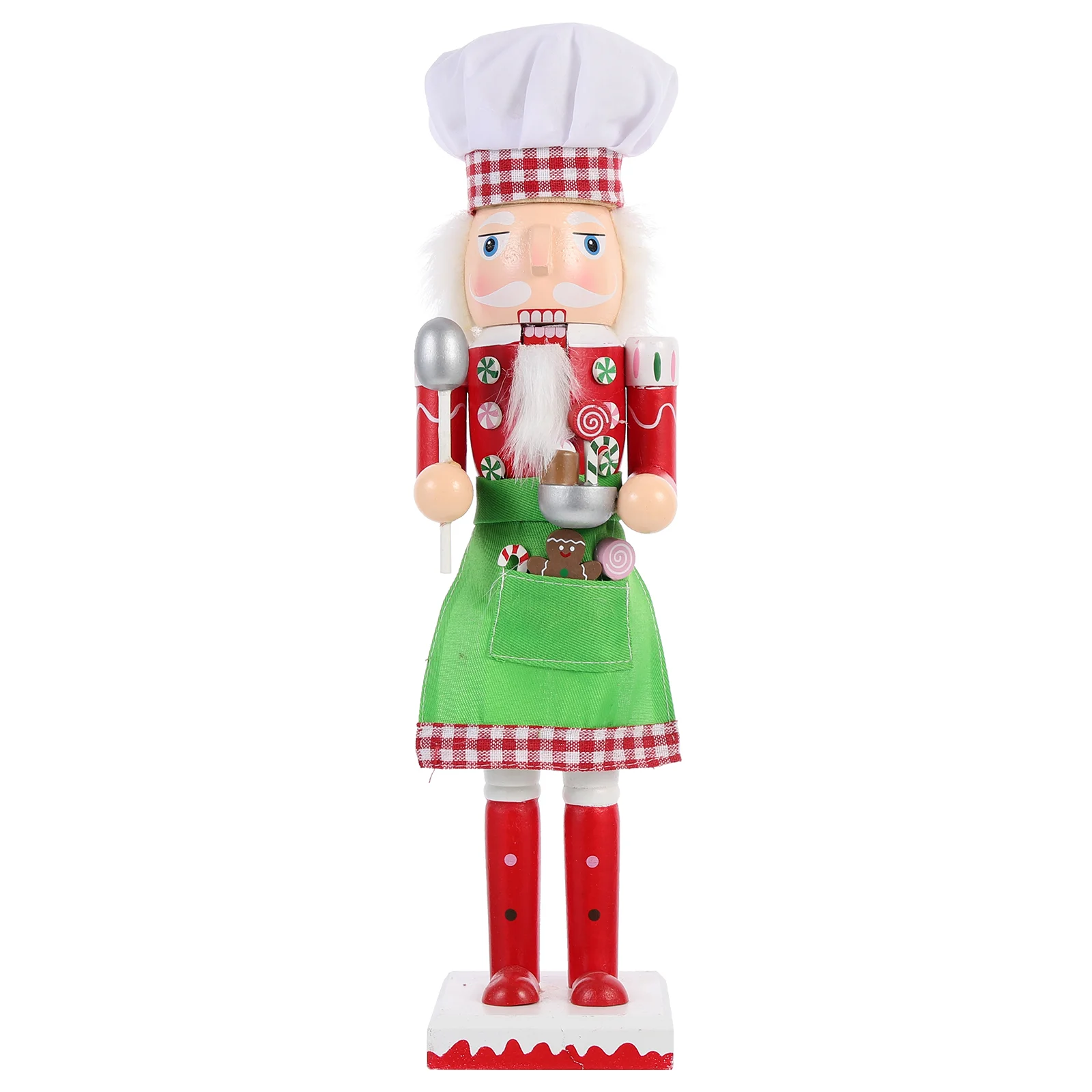 

Nutcracker Christmas Wooden Figurine Nutcrackers Wood Birthday Supplies Party Soldier Tablefrozen Decor Walnutcenterpiece Puppet