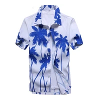 hawaiian shirt for men summer 3d fashion print shirts short sleeve button top beach lapel men clothing plus size 5xl camisa 2022