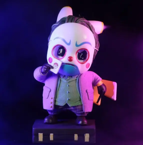 Милый Пикачу как косплей Джокер экшн-Фигурки игрушки |