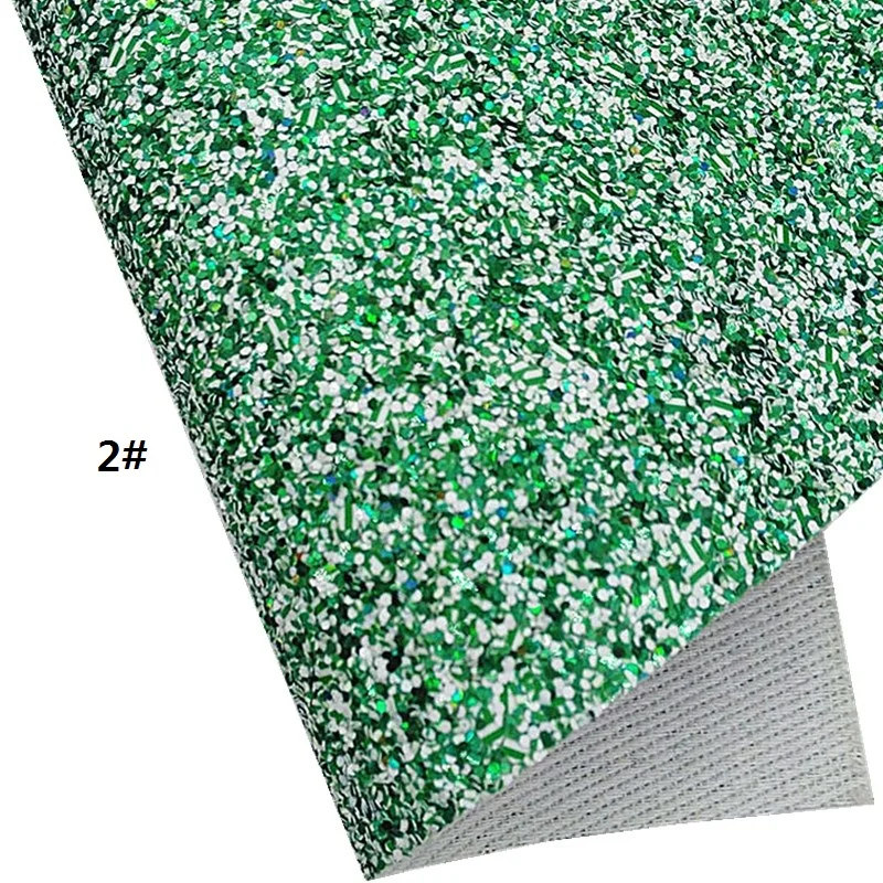 Candy Corns Snowflakes Custom Glitter Leather Sheets Orange Faux Handmade DIY Craft Mini Rolls W148