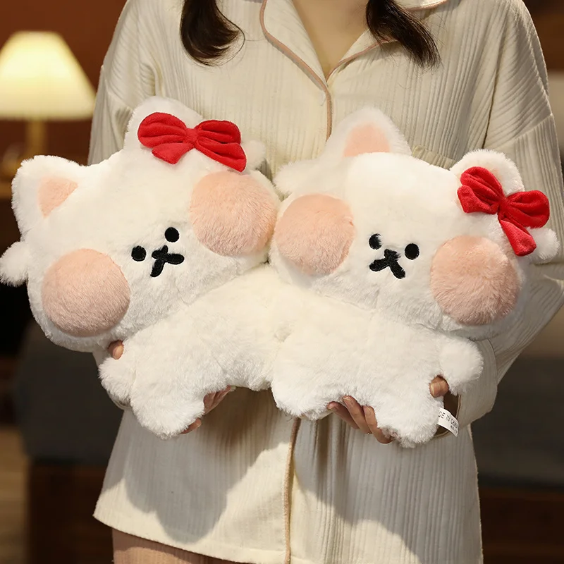 

Cute Fluffy Fatty Cat Plush Toy Kawaii Stuffed Animals White Kittey Plushies Doll Kawaii Soft Kids Babys Toys for Girls Gifts