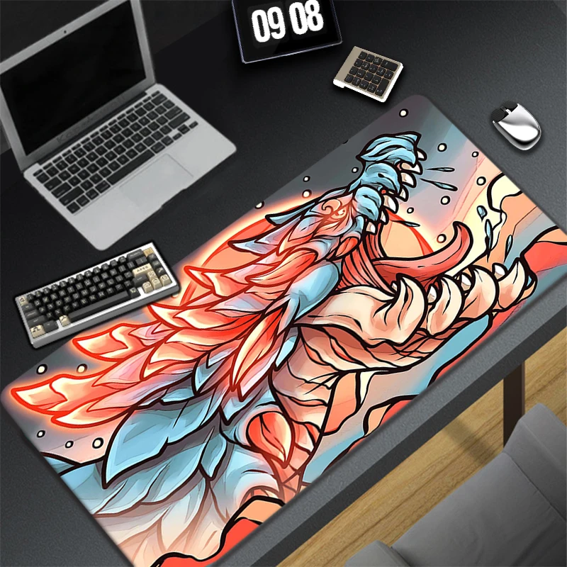 

Monster Hunter Mause Pad Large Mouse Mats Rubber Laptop Gamer Rug Gaming Mousepad Computer Pc Accessories Deskmat Table Pads