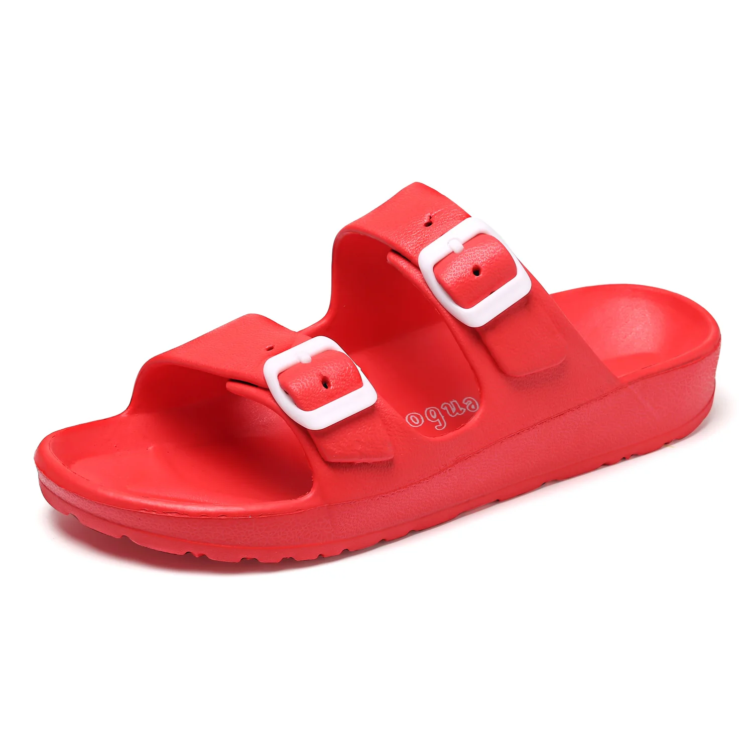2023 New Women Summer Soft Slip Sandals Woman Buckle Strap Foam Sole Durable Sandals Ladies Outdoor Casual Beach Shoes
